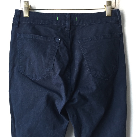 J Brand High Rise Major Skinny Jeans in Navy - Picture 5 of 10